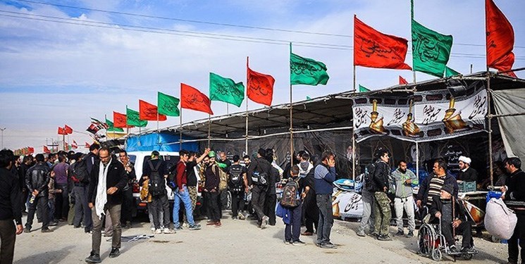 مسجدی که در اربعین ۲ موکب برای اسکان ۳ هزار نفر برپا می‌کند+عکس