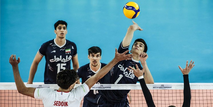 تیم والیبال نوجوانان ایران با شکست مقابل فرانسه نایب قهرمان جهان شدند