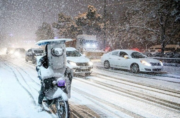 کاهش محسوس دما و وقوع کولاک در بسیاری از استان‌ها